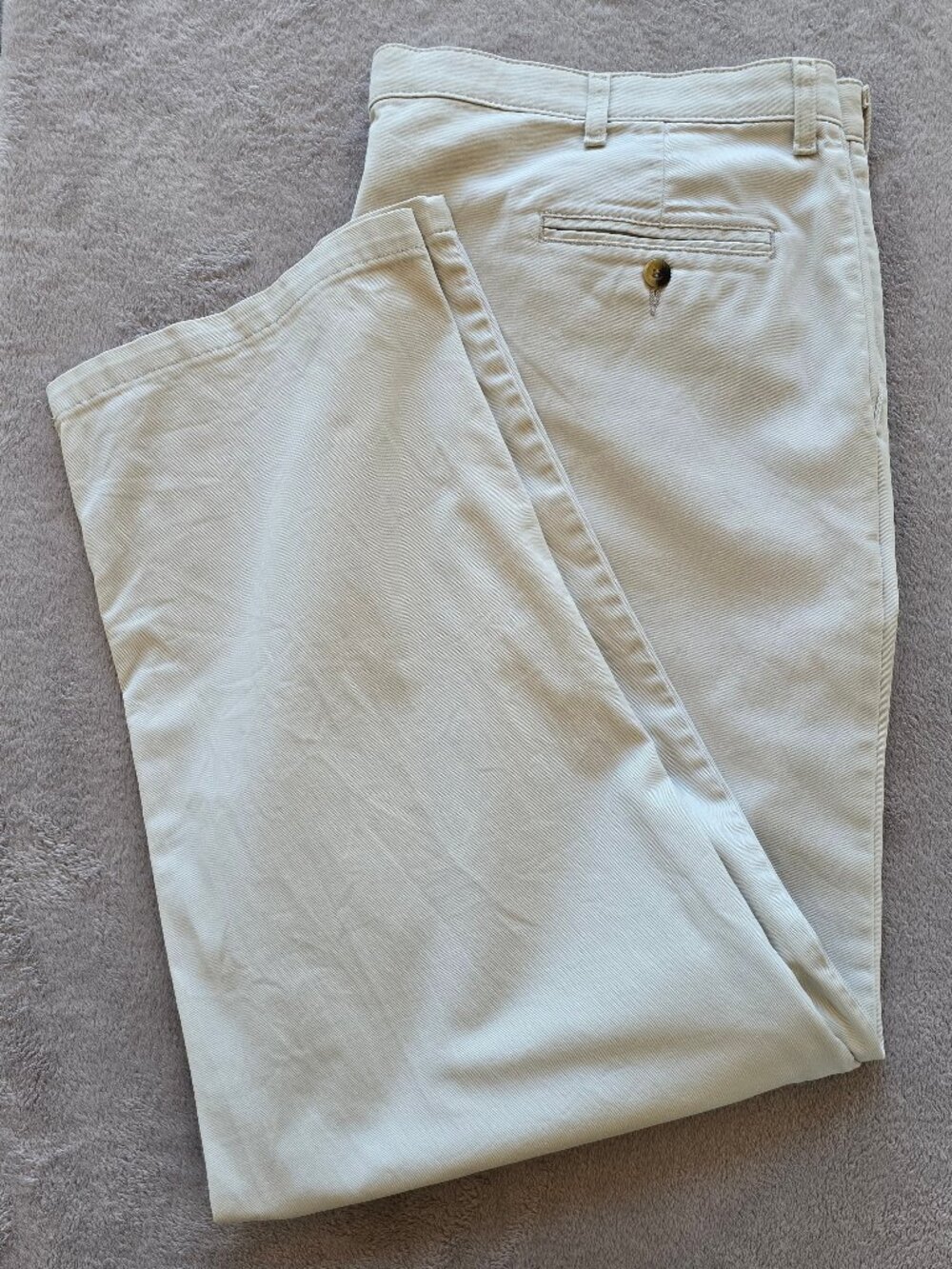 Wrangler comfort solution series pants cream white mens wide leg